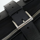 PRADA Suitcase Nylon Black Silver Auth 162425-10