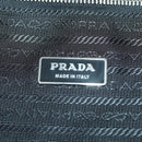 PRADA Suitcase Nylon Black Silver Auth 162425-20