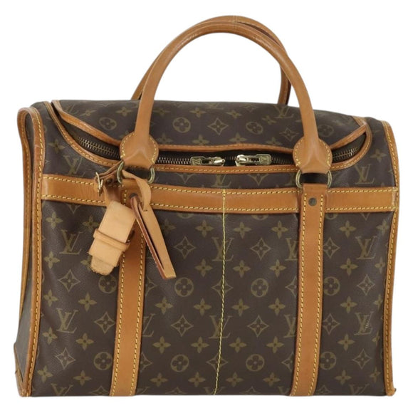 LOUIS VUITTON Monogram Sac Chasseur 40 Pet Carry M41924 LV Auth 162430