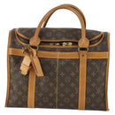 LOUIS VUITTON Monogram Sac Chasseur 40 Pet Carry M41924 LV Auth 162430-2