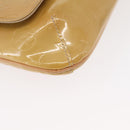 LOUIS VUITTON Monogram Vernis Thompson Street Bag Beige M91301 LV Auth 162432-9