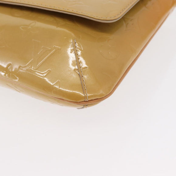 LOUIS VUITTON Monogram Vernis Thompson Street Bag Beige M91301 LV Auth 162432