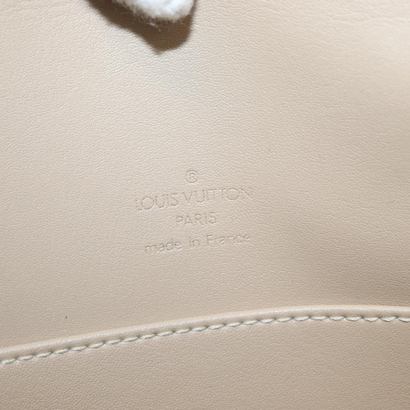 LOUIS VUITTON Monogram Vernis Thompson Street Bag Beige M91301 LV Auth 162432