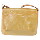 LOUIS VUITTON Monogram Vernis Thompson Street Bag Beige M91301 LV Auth 162432-13