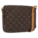 LOUIS VUITTON Monogram Musette Tango Schultertasche mit kurzem Riemen M51257 Auth 162435A-1