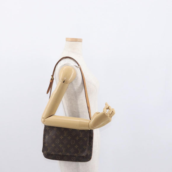 LOUIS VUITTON Monogram Musette Tango Schultertasche mit kurzem Riemen M51257 Auth 162435A