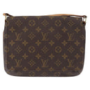 LOUIS VUITTON Monogram Musette Tango Schultertasche mit kurzem Riemen M51257 Auth 162435A-13