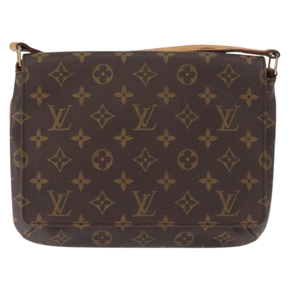 LOUIS VUITTON Monogram Musette Tango Schultertasche mit kurzem Riemen M51257 Auth 162435A