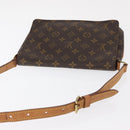 LOUIS VUITTON Monogram Musette Tango Schultertasche mit kurzem Riemen M51257 Auth 162435A-6