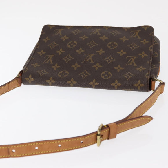 LOUIS VUITTON Monogram Musette Tango Schultertasche mit kurzem Riemen M51257 Auth 162435A