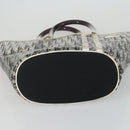 Christian Dior Trotter Canvas Hand Bag Vinyl Clear Silver Auth 162441-5