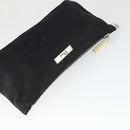 Christian Dior Trotter Canvas Hand Bag Vinyl Clear Silver Auth 162441-21