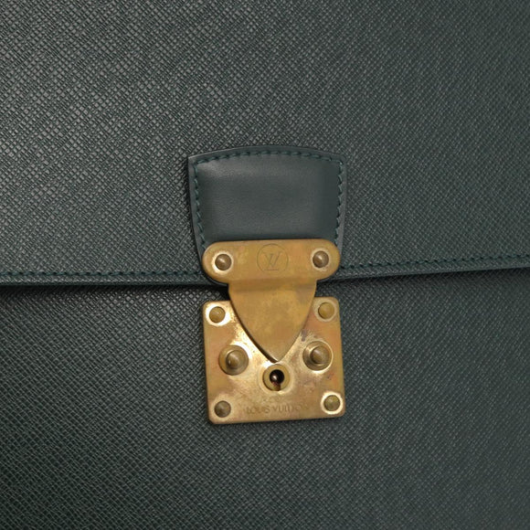 LOUIS VUITTON Taiga Serviette Moskova Business Bag Epicea M30034 LV Auth 162446
