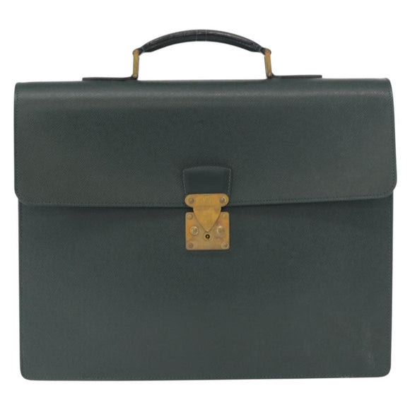 LOUIS VUITTON Taiga Serviette Moskova Business Bag Epicea M30034 LV Auth 162446