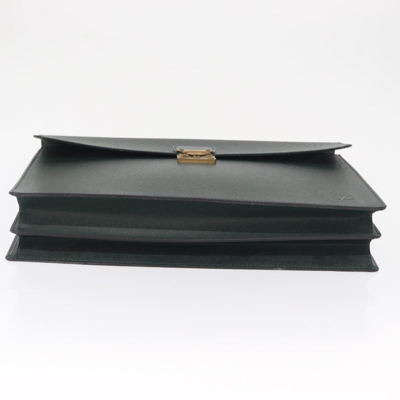 LOUIS VUITTON Taiga Serviette Moskova Business Bag Epicea M30034 LV Auth 162446