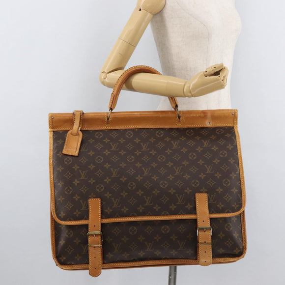 LOUIS VUITTON Monogram Sac Kleber Travel Bag M58122 LV Auth 162448