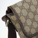GUCCI GG Supreme Shoulder Bag PVC Beige 223666 Auth 162452-15