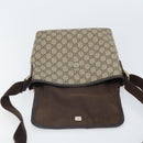 GUCCI GG Supreme Shoulder Bag PVC Beige 223666 Auth 162452-17