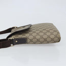 GUCCI GG Supreme Shoulder Bag PVC Beige 223666 Auth 162452-5