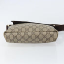 GUCCI GG Supreme Shoulder Bag PVC Beige 223666 Auth 162452-9