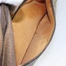 GUCCI GG Supreme Web Sherry Line Bag PVC Beige Gold 24 02 005 Auth 162455-23