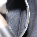 FENDI Pecan Canvas Tote Bag Brown Black Auth 162463-11