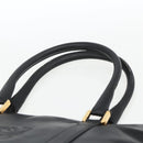 LOEWE Anagram Tote Bag Leather Black Gold Auth 162466-8