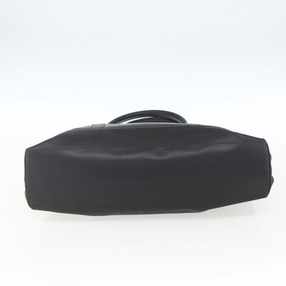 LOEWE Anagram Tote Bag Leather Black Gold Auth 162466