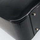 GUCCI Tote Bag Patent leather Black Silver 000 1013 0504 Auth 162467-11