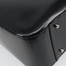 GUCCI Tote Bag Patent leather Black Silver 000 1013 0504 Auth 162467-13