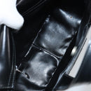 GUCCI Tote Bag Patent leather Black Silver 000 1013 0504 Auth 162467-15