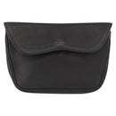DELVAUX Ketten-Umhängetasche Leder Schwarz Gold Auth 162472-13