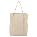 PRADA Hand Bag Satin Beige Auth 162473-2
