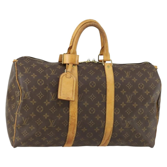 LOUIS VUITTON Monogram Keepall 45 Boston Bag M41428 LV Auth 162477