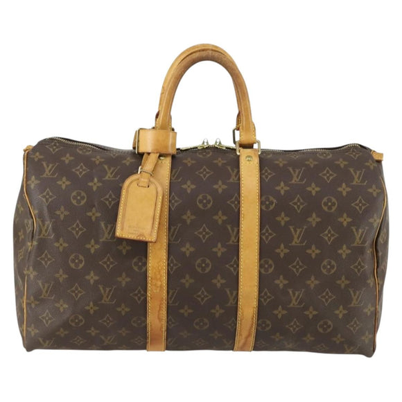 LOUIS VUITTON Monogram Keepall 45 Boston Bag M41428 LV Auth 162477