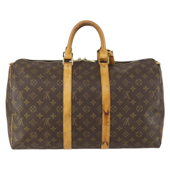 LOUIS VUITTON Monogram Keepall 45 Boston Bag M41428 LV Auth 162477