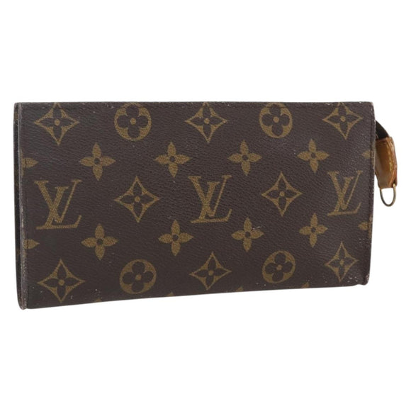 LOUIS VUITTON Monogram Bucket GM Accessory Pouch LV Auth 162489