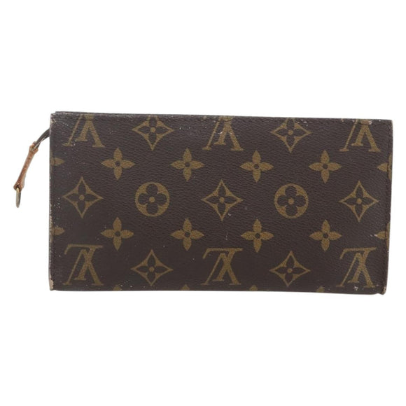 LOUIS VUITTON Monogram Bucket GM Accessory Pouch LV Auth 162489