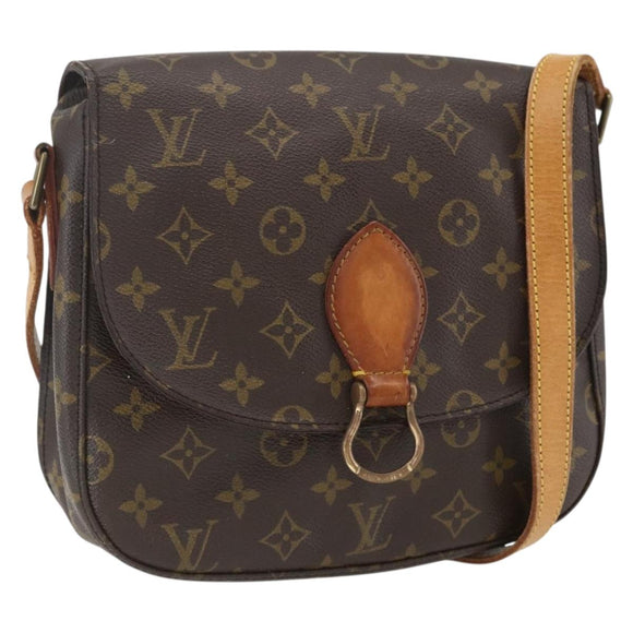 LOUIS VUITTON Monogram Saint Cloud GM Shoulder Bag M51242 LV Auth 162493