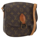 LOUIS VUITTON Monogram Saint Cloud MM Shoulder Bag M51243 LV Auth 162494-1
