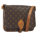 LOUIS VUITTON Monogram Cartouchiere GM Shoulder Bag M51252 LV Auth 162496-1