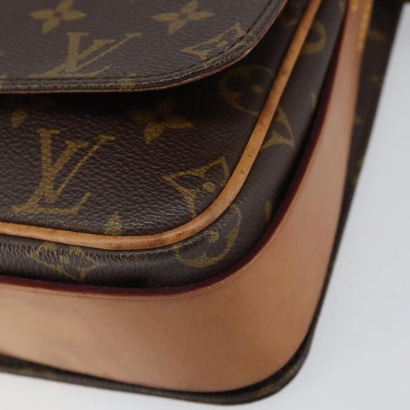 LOUIS VUITTON Monogram Cartouchiere GM Shoulder Bag M51252 LV Auth 162496