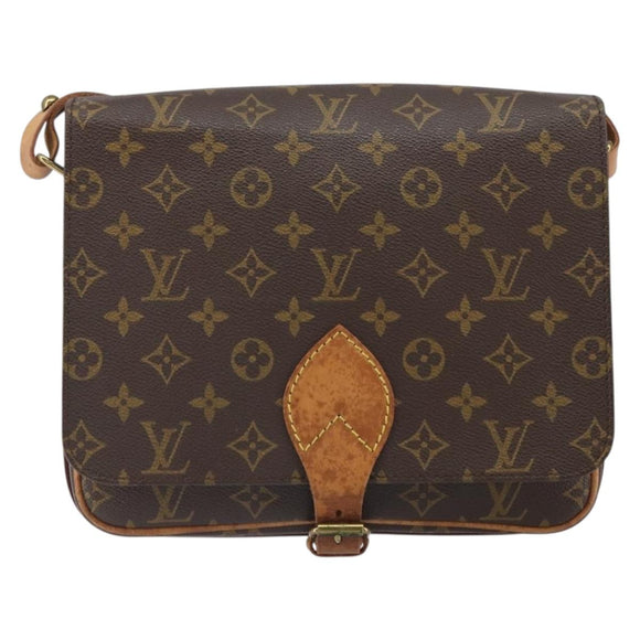 LOUIS VUITTON Monogram Cartouchiere GM Shoulder Bag M51252 LV Auth 162496