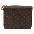 LOUIS VUITTON Monogram Cartouchiere GM Shoulder Bag M51252 LV Auth 162496-2
