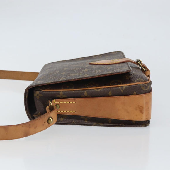 LOUIS VUITTON Monogram Cartouchiere GM Shoulder Bag M51252 LV Auth 162496