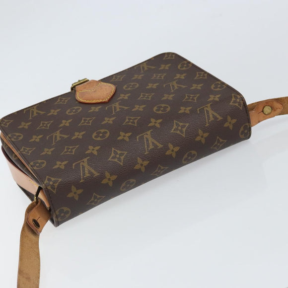 LOUIS VUITTON Monogram Cartouchiere GM Shoulder Bag M51252 LV Auth 162496