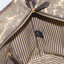 FENDI Zucca Canvas Tote Bag Black Brown Auth 162502-18