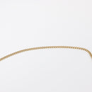 Christian Dior Trotter Canvas Chain Shoulder Bag Navy Gold Auth 162506A-8