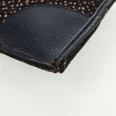 PRADA Hand Bag Wool Purple Silver Auth 162514V-15