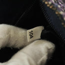 PRADA Hand Bag Wool Purple Silver Auth 162514V-10
